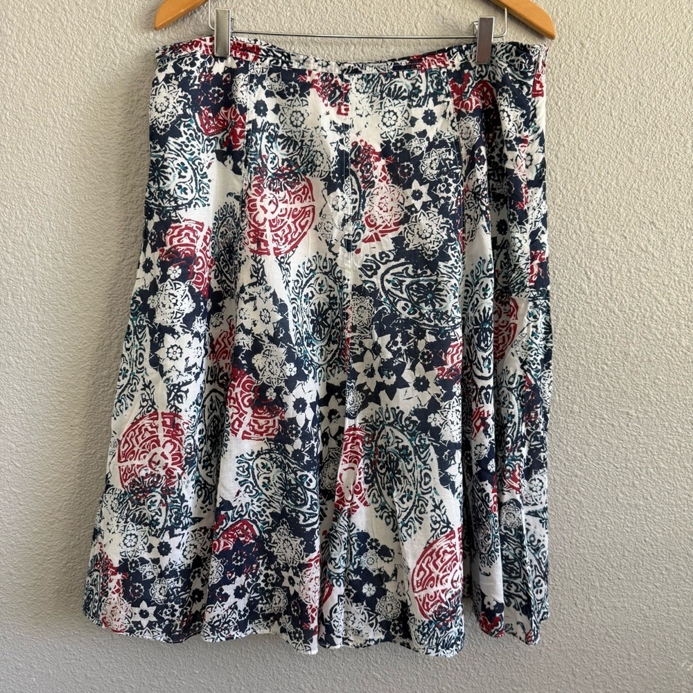 Chico's Midi Skirt‎ Size 16 Cotton